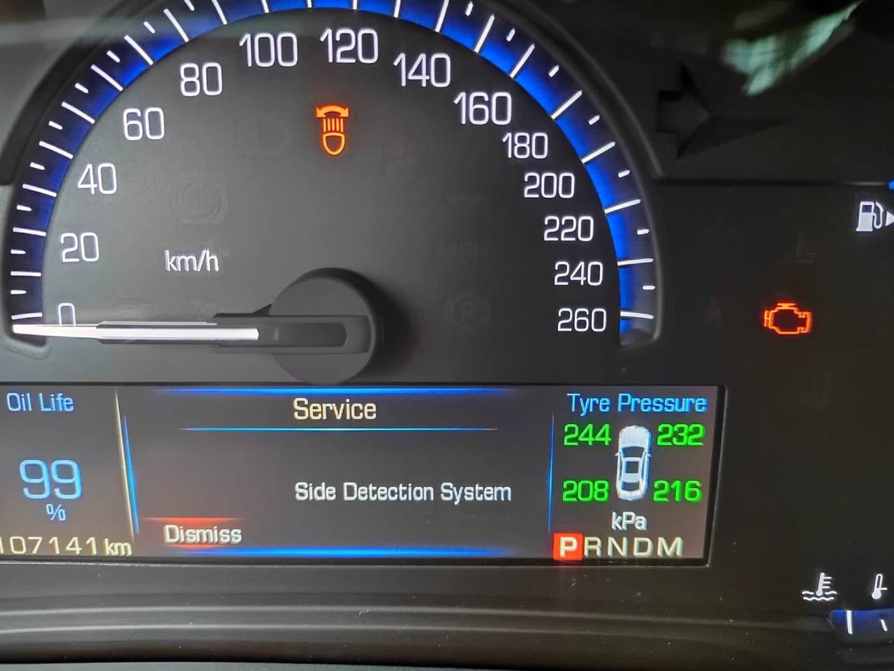 Ошибка «SIDE DETECTION SYSTEM» на ATS RESTYLING (2014-2019 г.в.)